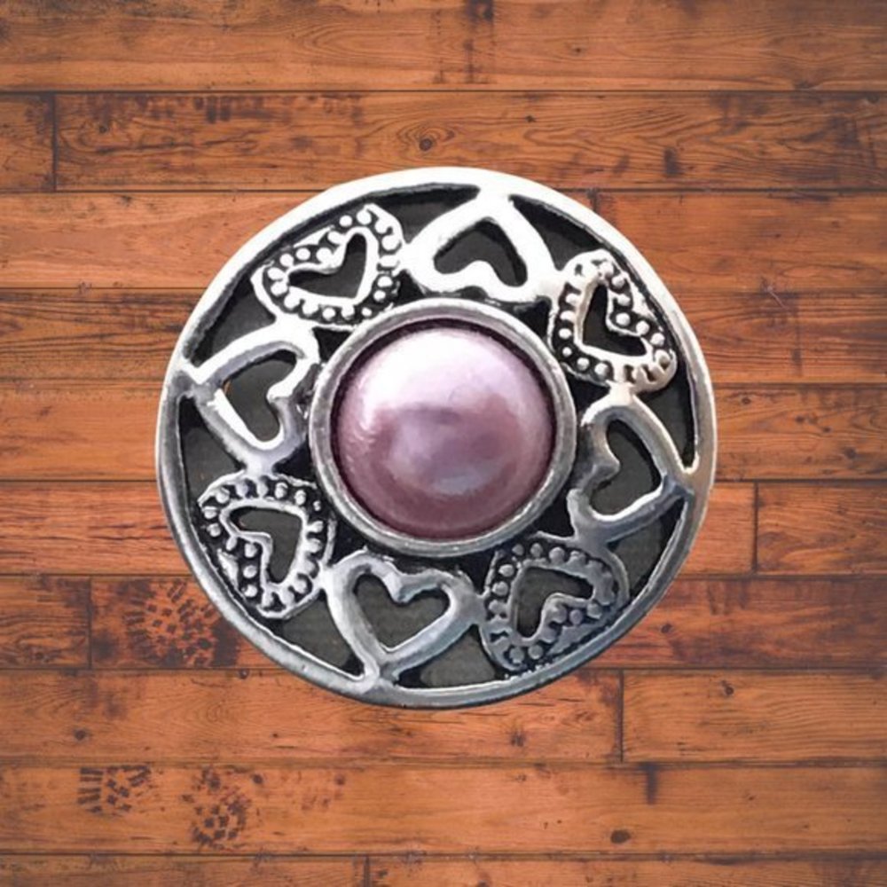 Pink Snap Button